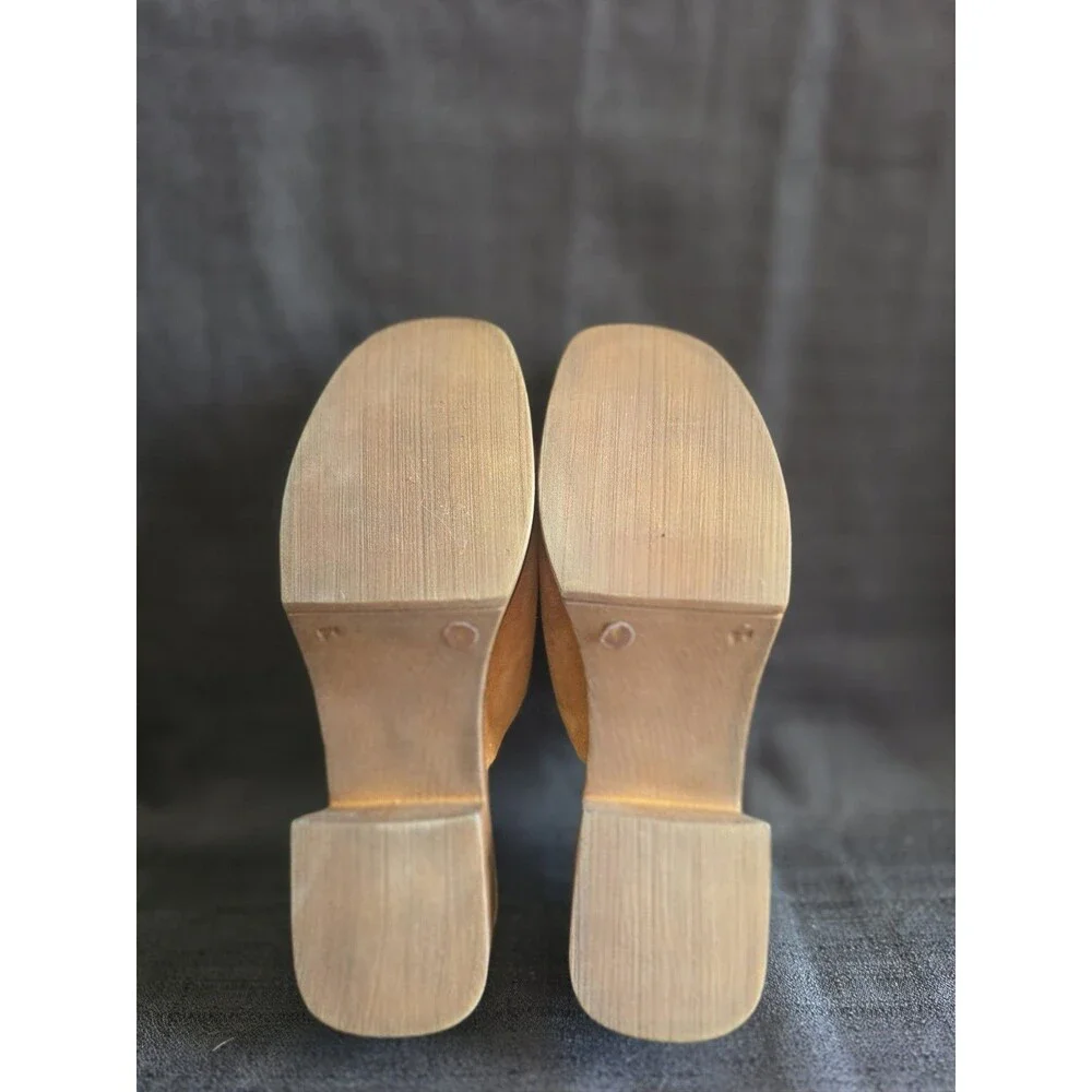 Seychelles Made For Me Suede Platform Mule NWOB Size 9 Boho Festival Concert - Picture 8 of 10
